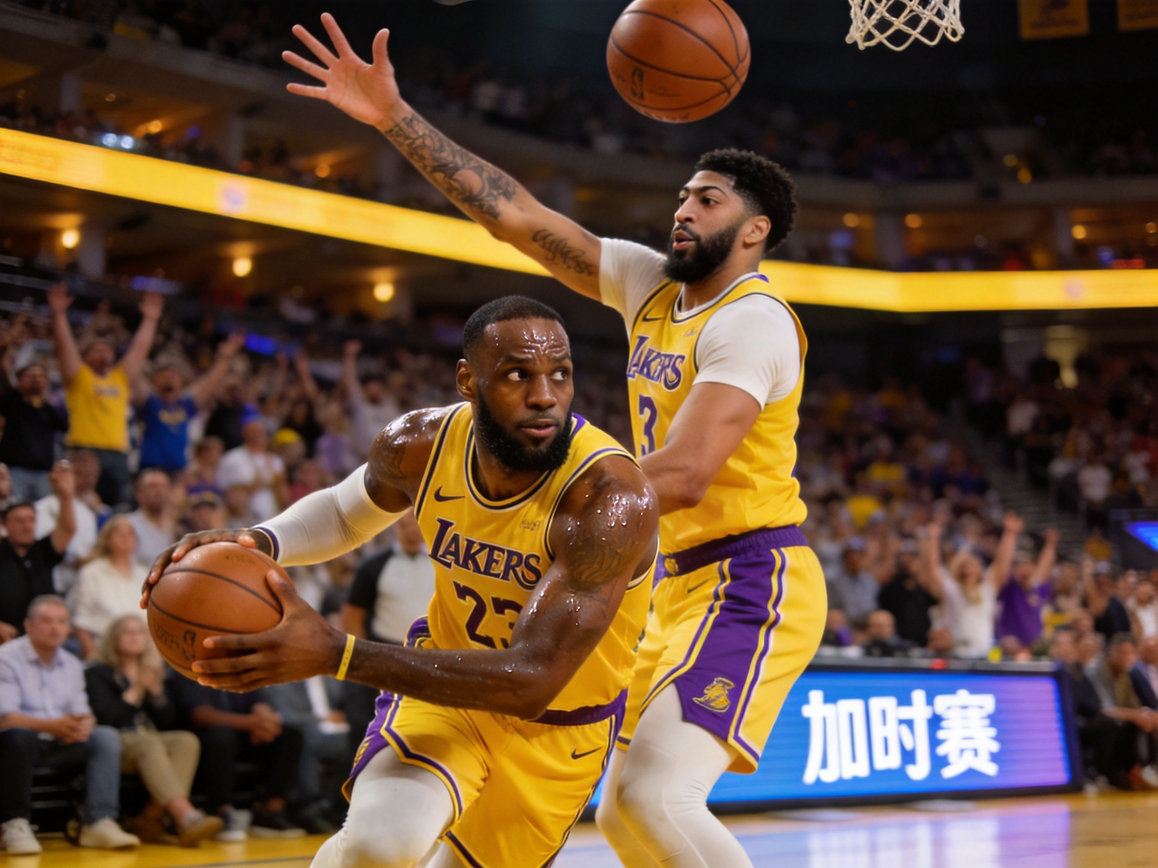 NBA湖人vs勇士比赛集锦